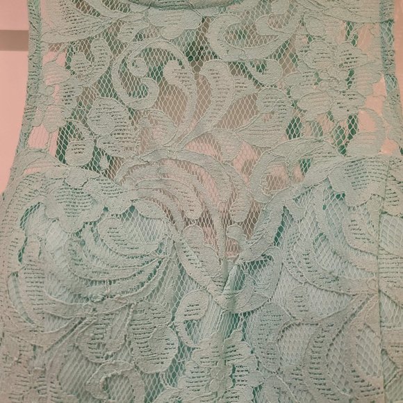 Mint Floor Length Gown - Picture 4 of 10